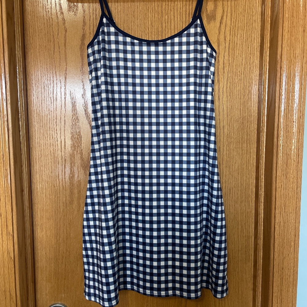 NWOT J. Crew Factory Gingham Active Dress